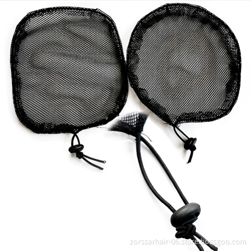 Xuchang factory price Drawstring Ponytail And Circle For Making Ponytail,Human Hair Ponytail Hair Net